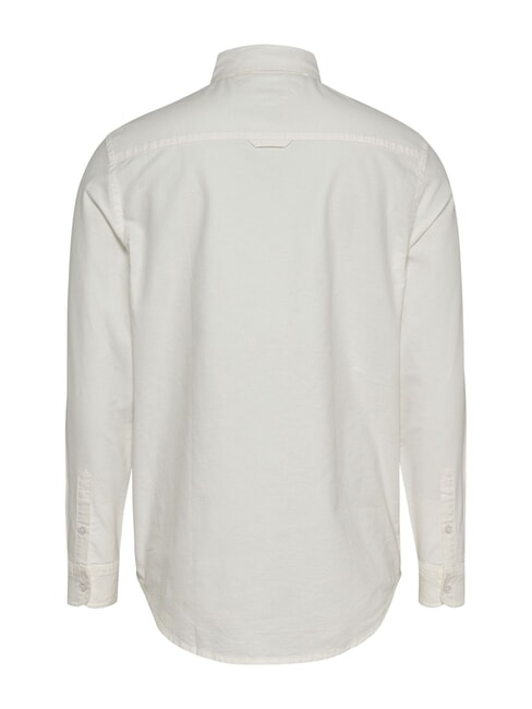 TH JEANS Cămașă Oxford cu croială regulată ecru - Cămăși pentru bărbați