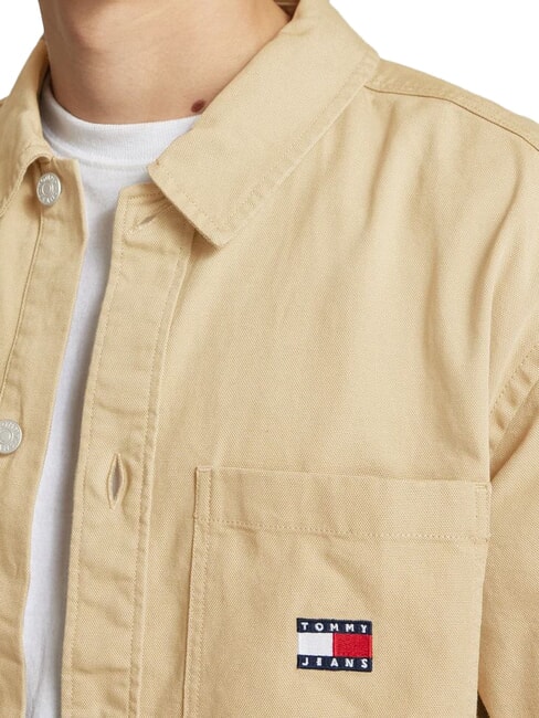 TH JEANS Tricou sport cu buzunare bronz relicvă - Cămăși pentru bărbați