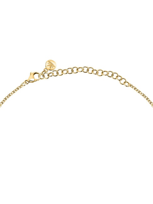 TESORI Colier cu zirconiu picături SILVER - Lănțișoare