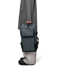 RAINS TRAIL CARGO BACKPACK Rucsac pentru PC de 13 inchi lagună - Rucsacuri pentru școală și timp liber - 6