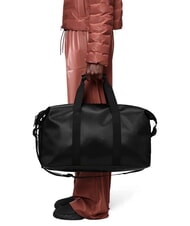 RAINS HILO WEEKEND Geanta impermeabila boabe negre - Genți de voiaj - 3