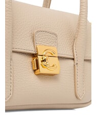 COCCINELLE C-ME LOCK Geantă mini cu curea de umăr scoică de nisip - Genți femei - 4