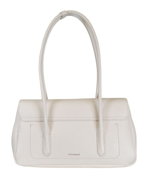 C-ME LOCK Geantă de umăr, piele perla - Genți femei