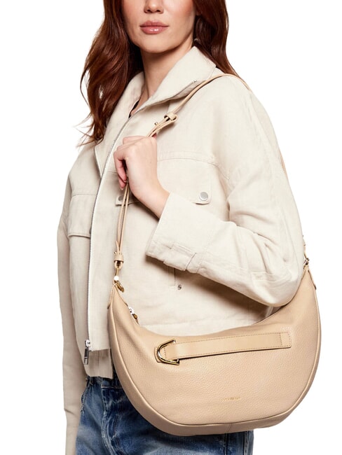 PAKI Geantă de umăr, cu curea de umăr scoică de nisip - Genți femei