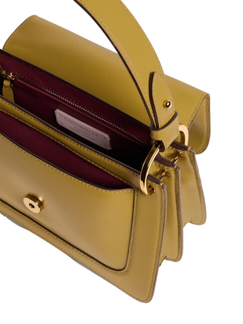 C-ME CALF COCKER Geanta mica din piele cu bareta de umar iarbă de mare - Genți femei