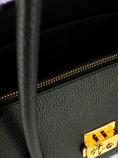 C-ME LOCK Geantă de umăr, piele negru - Genți femei