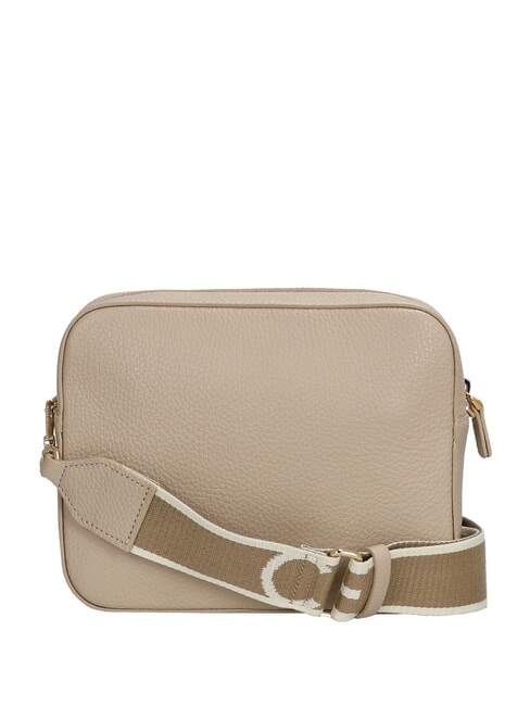 TEBE Geantă mică din piele texturată scoică de nisip - Genți femei