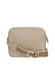 COCCINELLE TEBE Geantă mică din piele texturată scoică de nisip - Genți femei - 3