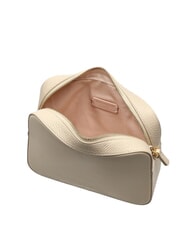 COCCINELLE TEBE Geantă mică din piele texturată scoică de nisip - Genți femei - 4