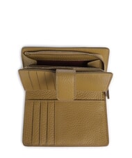 COCCINELLE METALLIC SOFT Portofel din piele texturata iarbă de mare - Portofele femei - 2