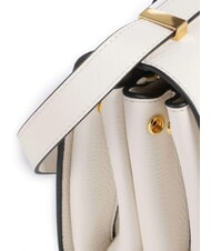 COCCINELLE ARLETTIS Geanta de mana din piele ciocanita perla - Genți femei - 3