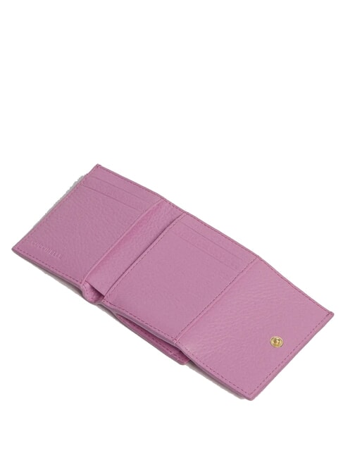 METALLIC SOFT Portofel din piele pietrișată meduze - Portofele femei