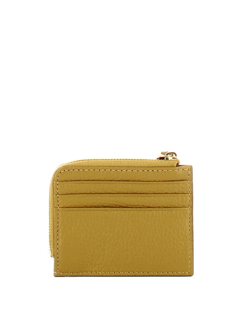 TASSEL Suport card cu fermoar din piele ciocanita iarbă de mare - Portofele femei