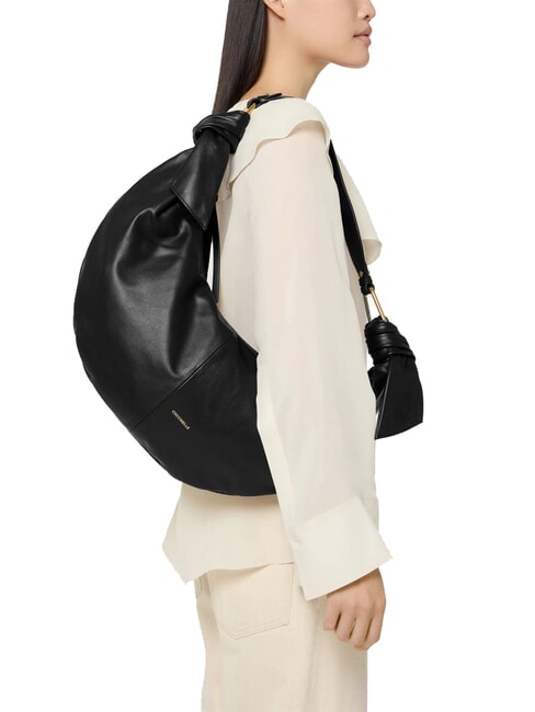 FUROSHIKI Large Geantă de umăr negru - Genți femei