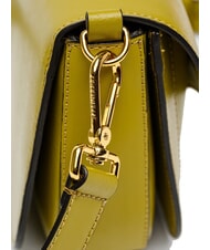 COCCINELLE C-ME CALF Geantă de umăr, din piele iarbă de mare - Genți femei - 3