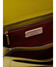 COCCINELLE C-ME CALF Geantă de umăr, din piele iarbă de mare - Genți femei - 4