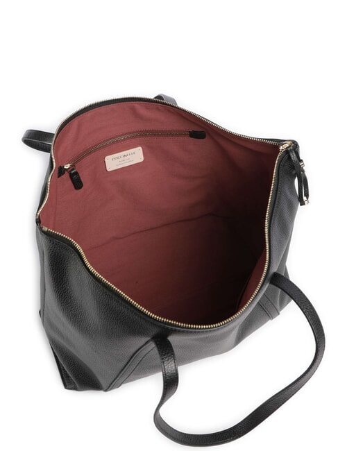 NORY Geantă de cumpărături din piele negru - Genți femei