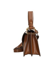 COCCINELLE C-ME CALF COCKER Geanta mica din piele cu bareta de umar coniac - Genți femei - 3