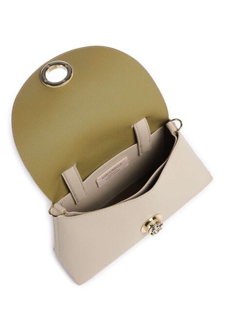 NIKLA Geantă de m&acirc;nă, cu curea de umăr nisip/iarbă de mare - Genți femei