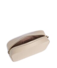 COCCINELLE TEBE Geanta de umar din piele texturata scoică de nisip - Genți femei - 3