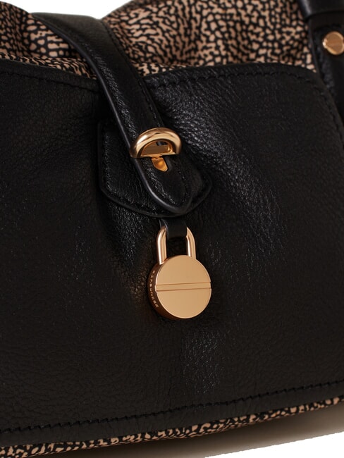 POCHE Geantă de umăr OP / NATURAL / NEGRU - Genți femei