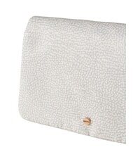 BORBONESE CLASSICA Mini geanta de umar bumbac alb - Genți femei - 3