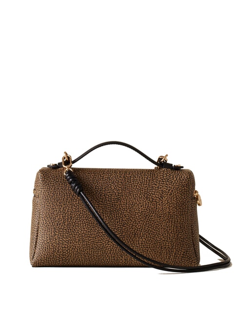 GEMINI Geantă mică de portbagaj cu curea de umăr natural op / negru - Genți femei