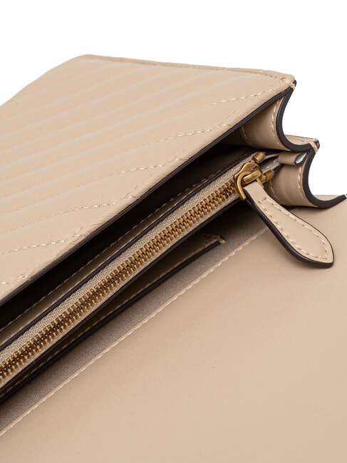 CLASSIC LOVE ONE Geanta din piele Nappa bej-gri fumuriu-auriu antic - Genți femei