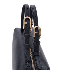 FURLA DOUBLE Geantă tip ghiozdan din piele cu curea de umăr albastru cerneală - Genți femei - 3