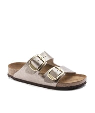 BIRKENSTOCK ARIZONA BIG BUCKLE Papuci metalici cu catarame taupe gri - Pantofi femei - 3