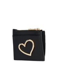LOVE MOSCHINO HEART TURNLOCK Suport pentru carduri / Portofel pentru monede negru - Portofele femei - 2