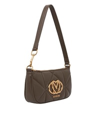 LOVE MOSCHINO EMBOSSED Geantă mică de umăr noroi - Genți femei - 2