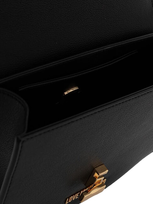 HEART TURNLOCK Geantă mini cu curea de umăr negru - Genți femei