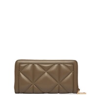 LOVE MOSCHINO EMBOSSED Portofel mare cu fermoar noroi - Portofele femei - 3