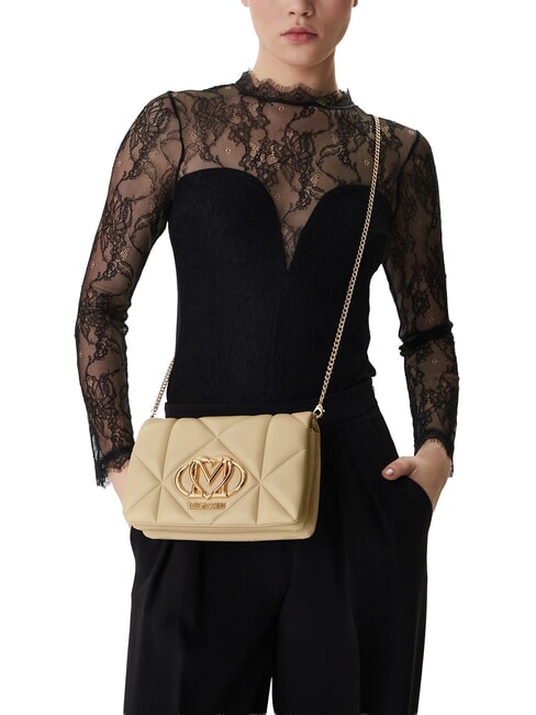 EMBOSSED Portofel mare cu fermoar noroi - Portofele femei