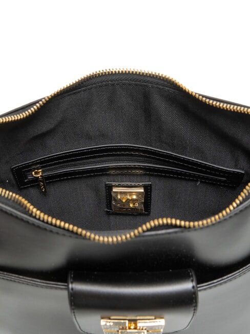 LUCY Geantă de umăr hobo BLACK - Genți femei