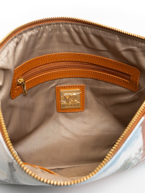 YESBAG Clutch mare cu curea de umăr metalică asta e viața - Genți femei