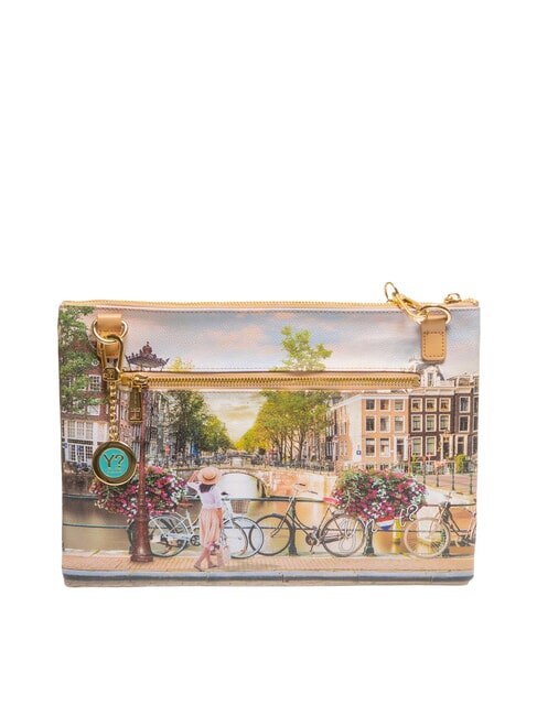 YESBAG SPECIAL Geantă de umăr metalică tip plic, ... clutch biciclete - Genți femei