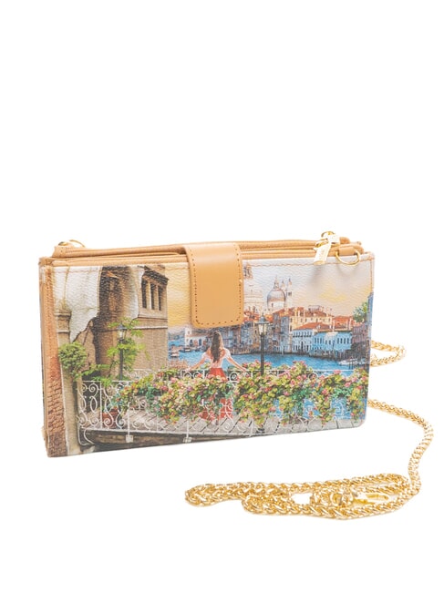 YESBAG Portofel tip clutch cu curea de umăr canal &icirc;nflorit - Genți femei