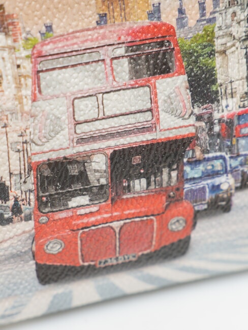 YESBAG Geantă mică de tip clutch cu curea de umăr Curcubeul Londrei - Genți femei