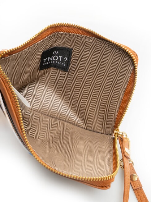 YESBAG Portcard plat cu fermoar și m&acirc;ner Taormina vara - Portofele femei