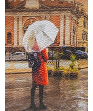 YNOT YESBAG Geantă de umăr cu două compartimente Roma plouă - Genți femei - 3