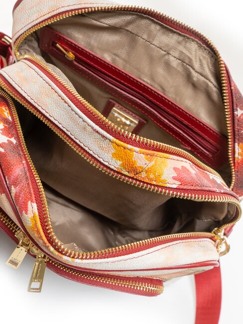 YESBAG Geantă de umăr cu două compartimente Roma plouă - Genți femei