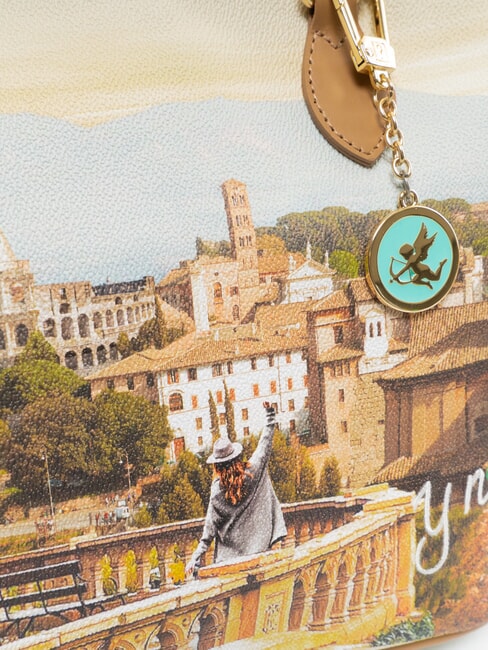 YESBAG Geantă de cumpărături de umăr medie Peisajul Romei - Genți femei