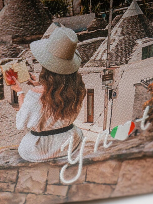 YESBAG Geantă de umăr hobo trulli romantici - Genți femei