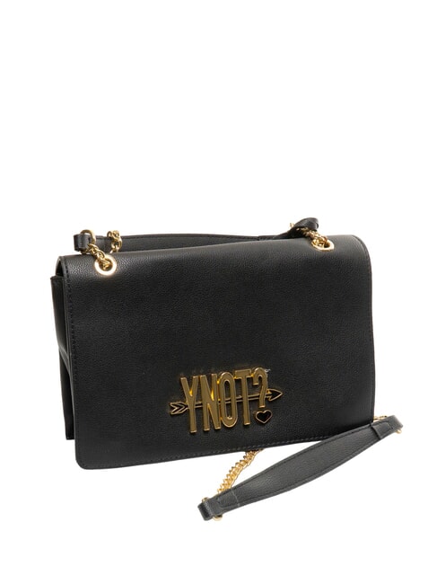 LOVERS Geantă de umăr medie BLACK - Genți femei