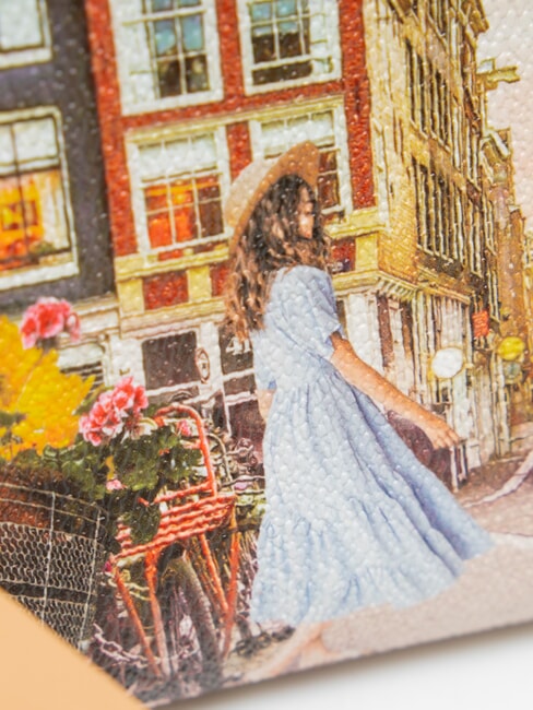 YESBAG Geantă tip clutch medie cu manșetă Visele Olandeze - Genți femei