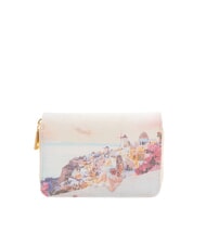 YNOT YESBAG Portofel compact mediu Apus de soare &icirc;n Grecia - Portofele femei - 3