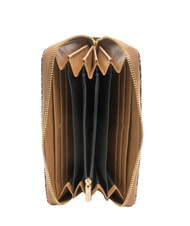 YNOT AUDREY Portofel mare cu fermoar tutun - Portofele femei - 2