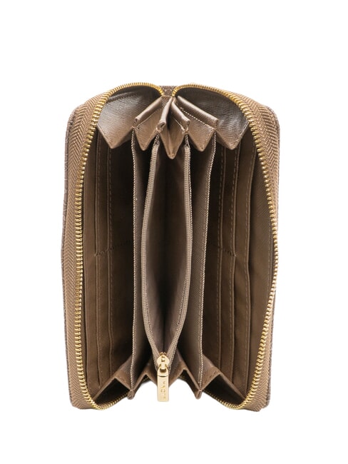 LUX Portofel mare cu fermoar Havana - Portofele femei